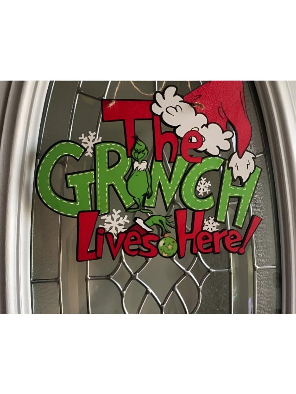 Christmas Decorations Hanging Sign- Christmas Wooden Door Sign Thief Stole Decor